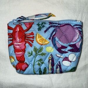Vera Bradley Seafood Boil Coin Pouch